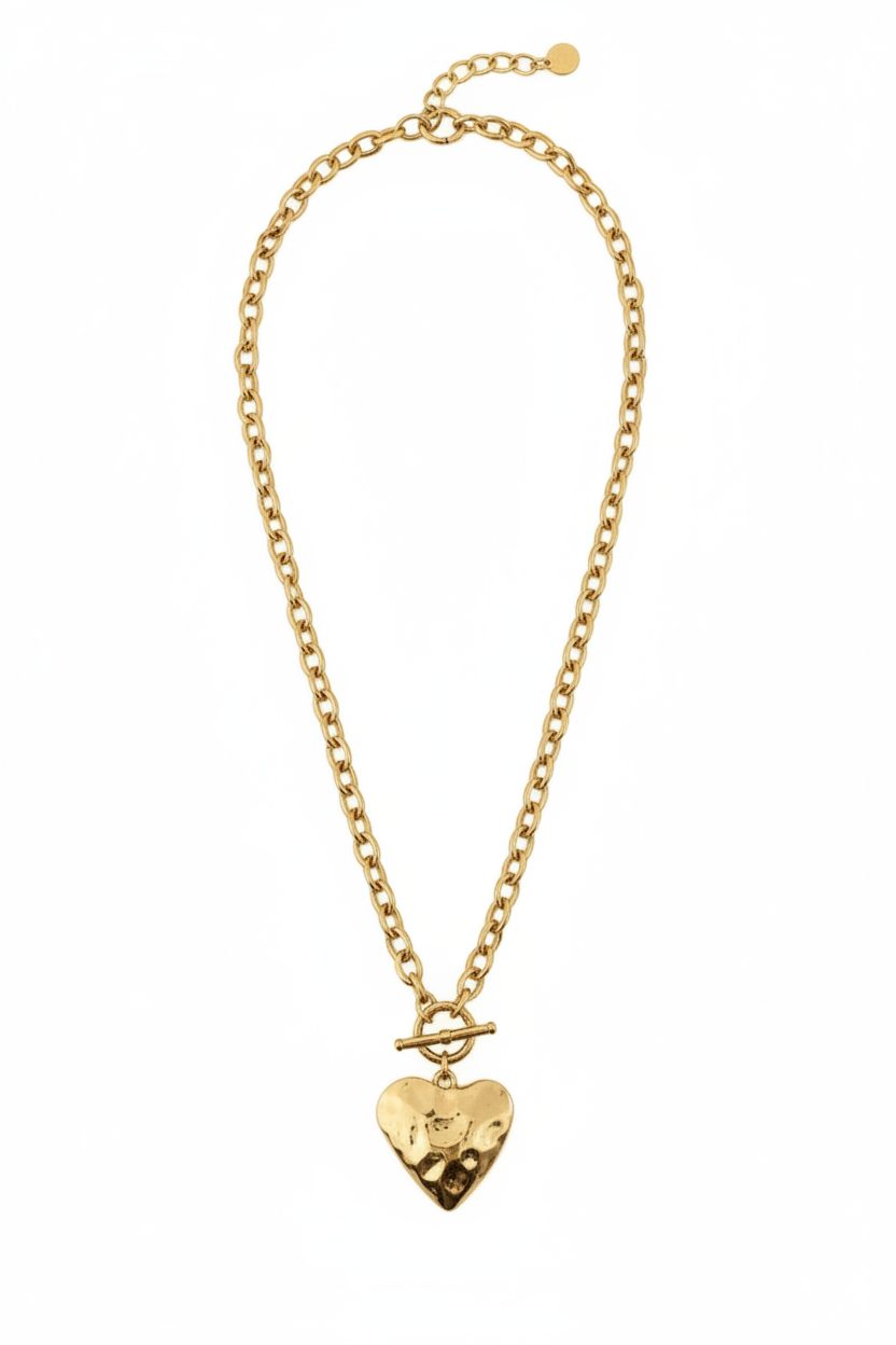 Schakelketting Met Hart Goud – accessoires — foto 2
