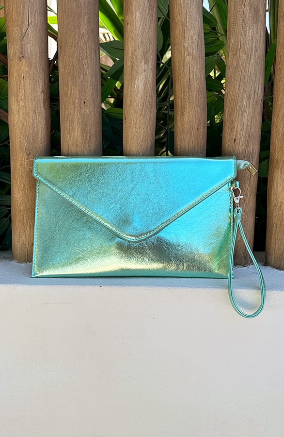 Shine Clutch Mint – kleding — foto 2