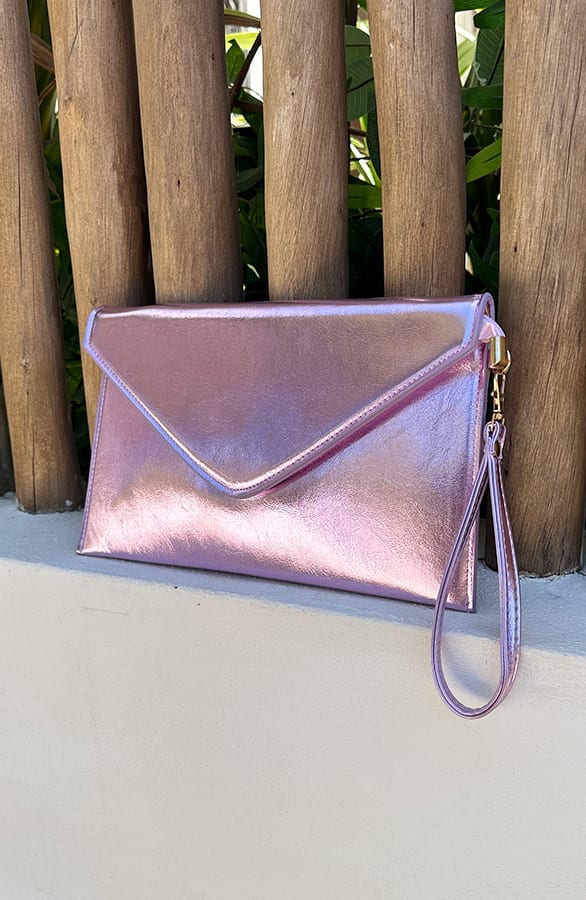 Shine Clutch Roze – accessoires
