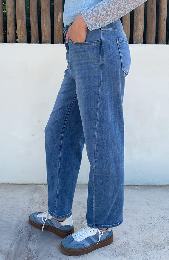 Stretch Barrel Jeans Blue — foto 2