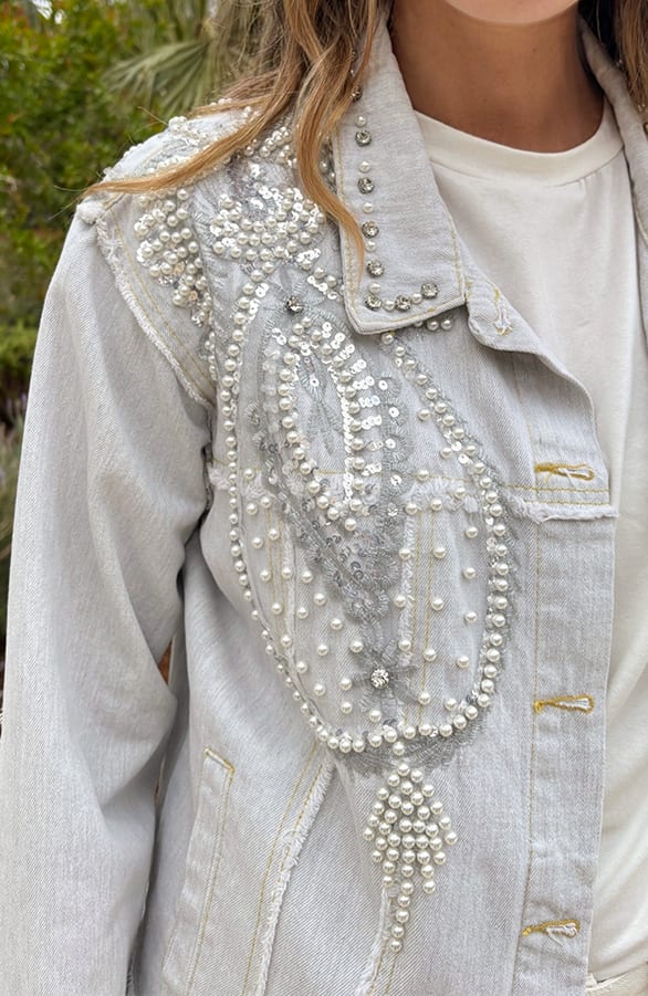 Studs Jacket Fenne Grijs 2.0 – blazers — foto 4
