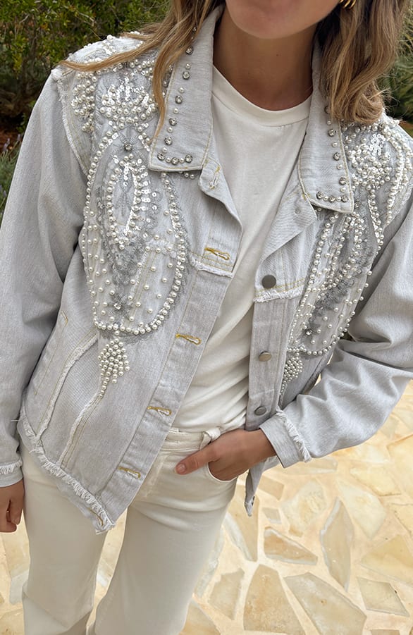 Studs Jacket Fenne Grijs 2.0 – blazers — foto 5