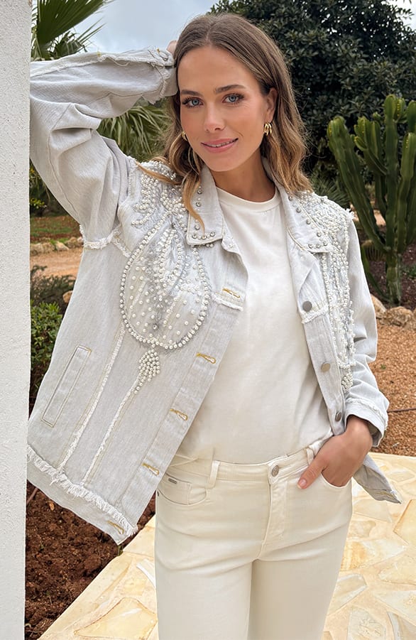 Studs Jacket Fenne Grijs 2.0 – blazers — foto 6