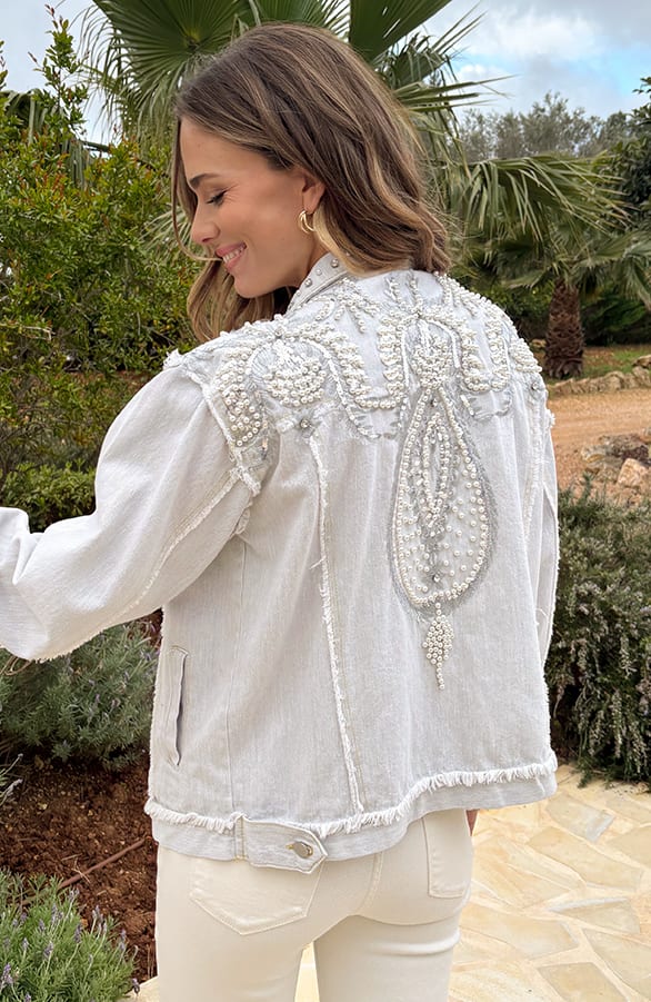 Studs Jacket Fenne Grijs 2.0 – blazers — foto 3