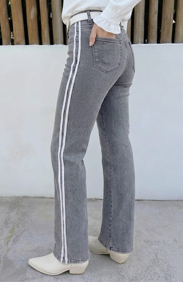 Wide Leg Jeans Dez Bies Grey — foto 2