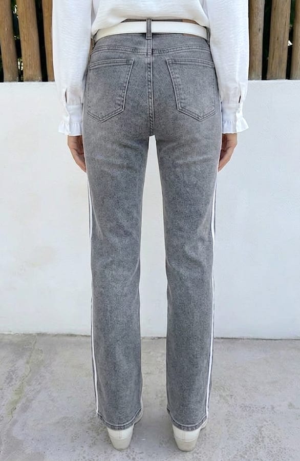 Wide Leg Jeans Dez Bies Grey — foto 3
