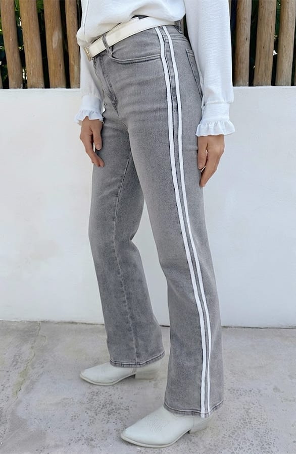 Wide Leg Jeans Dez Bies Grey