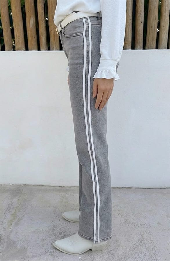 Wide Leg Jeans Dez Bies Grey — foto 4