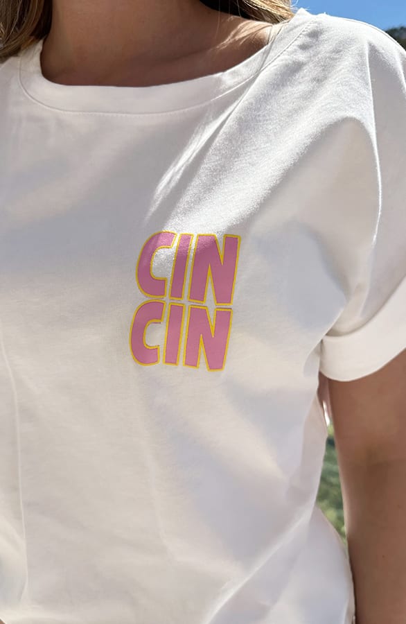 Cin Cin Tee Ecru – shirts & tops — foto 5