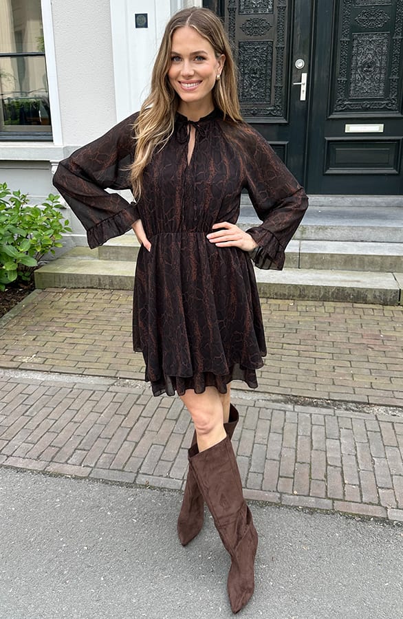 Hoge Suede Laarzen Choco – schoenen — foto 2