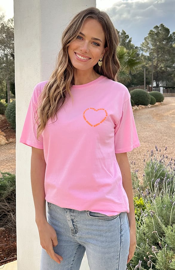 Oversized Amour Paris T-Shirt Neon – shirts & tops — foto 5