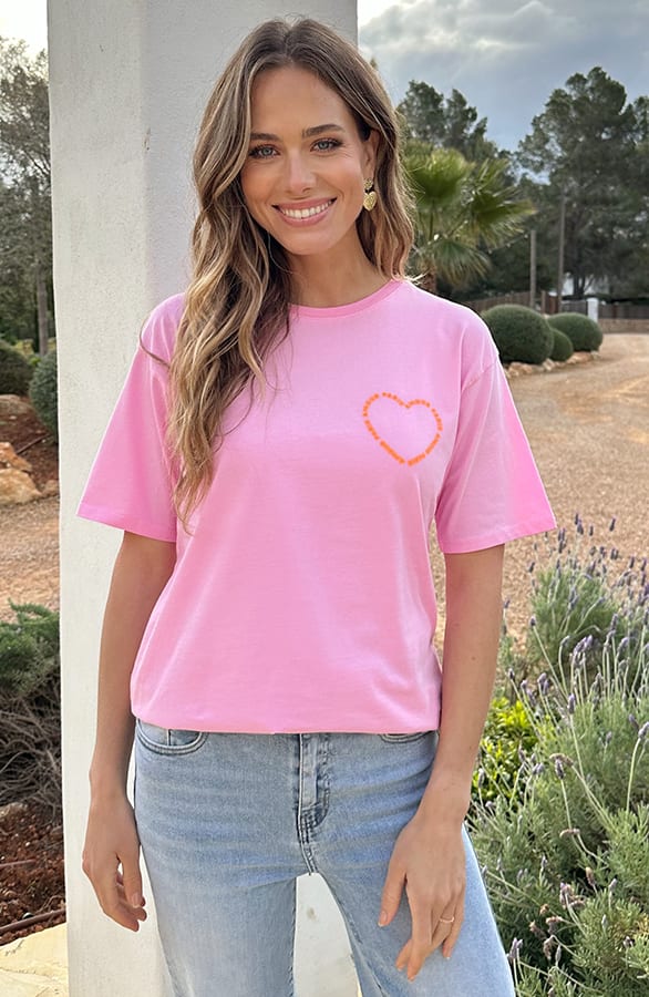 Oversized Amour Paris T-Shirt Neon – shirts & tops — foto 6
