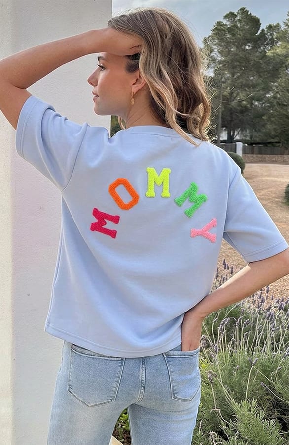 Oversized T-Shirt Mommy Katoen Neon – shirts & tops