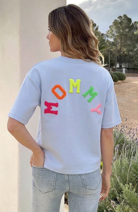 Oversized T-Shirt Mommy Katoen Neon – shirts & tops — foto 5