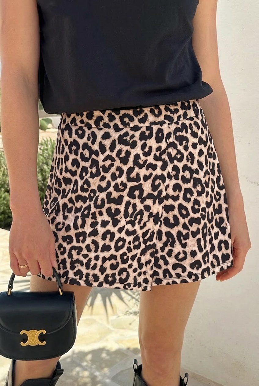 Overslag Skort Sendy Leopard