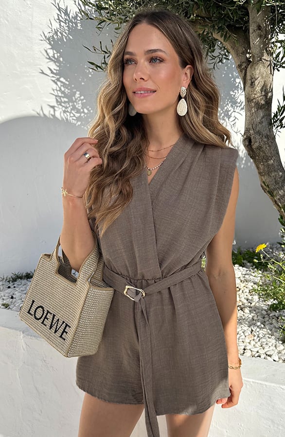 Playsuit Paloma Taupe