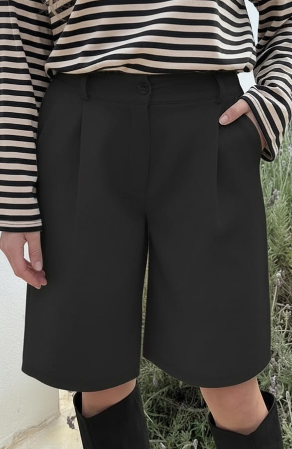 Bermuda Short Zwart
