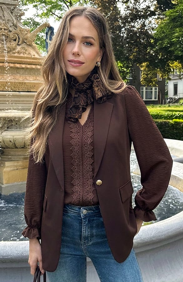 Blazer Gilet Sally Choco