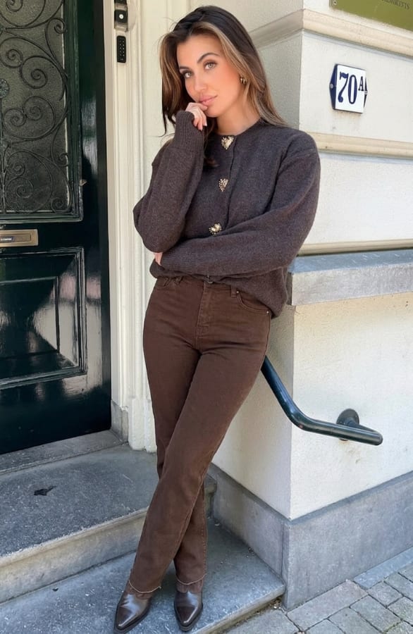 Knitted Hartjes Cardigan Choco – vesten — foto 4
