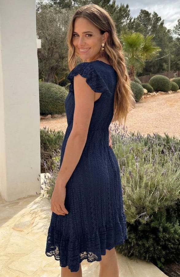 Bohemian Lace Jurk Marine – alle jurkjes — foto 3