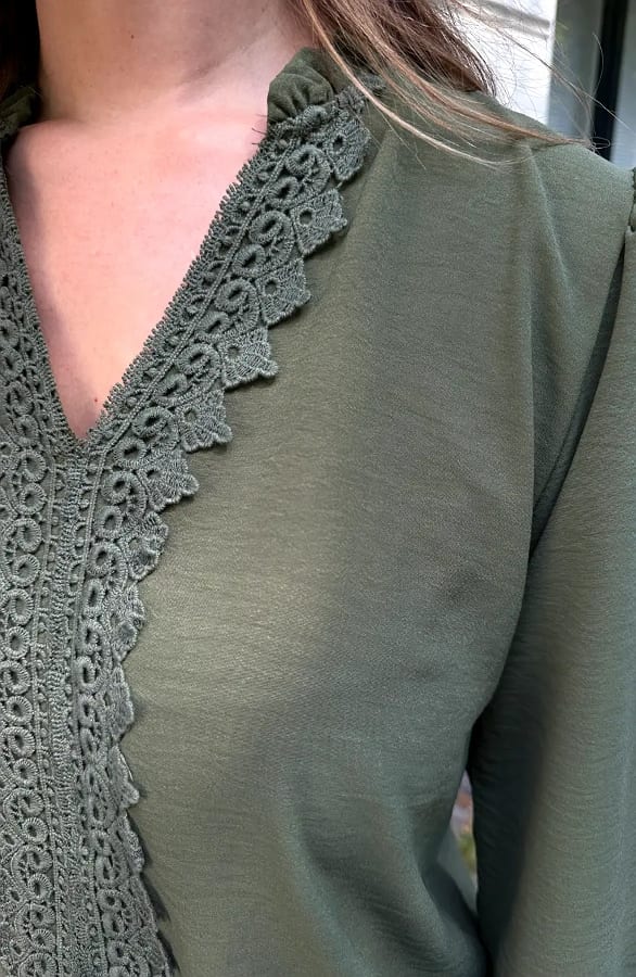 Boho Blouse Kant Bibi Army – kleding — foto 6