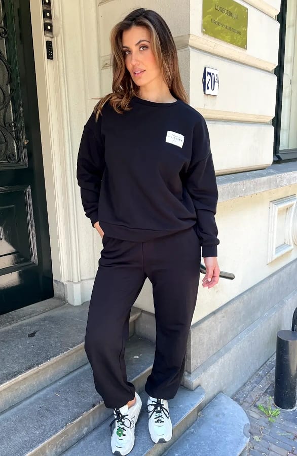 Comfy Oversized Sweater Muse Club Black – truien — foto 6