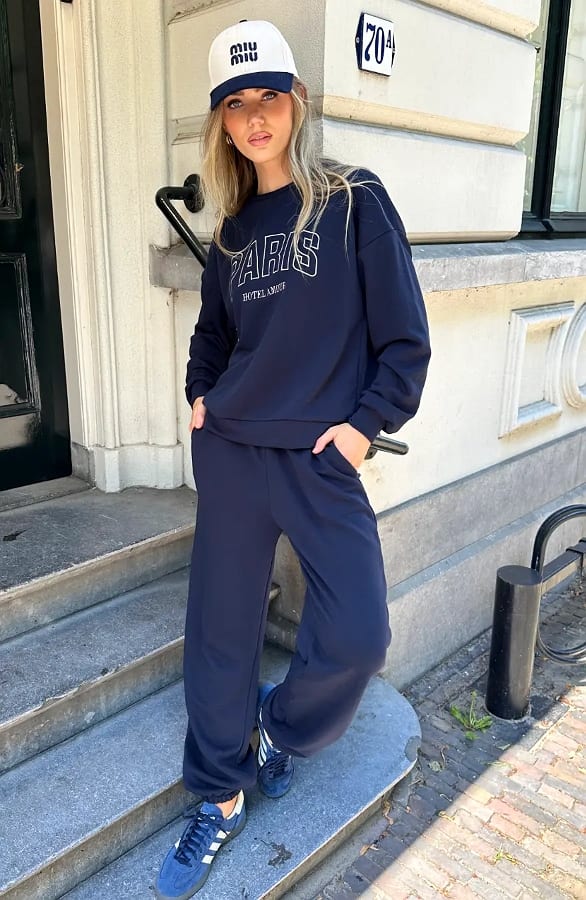 Comfy Sweatpants Navy – broeken — foto 3