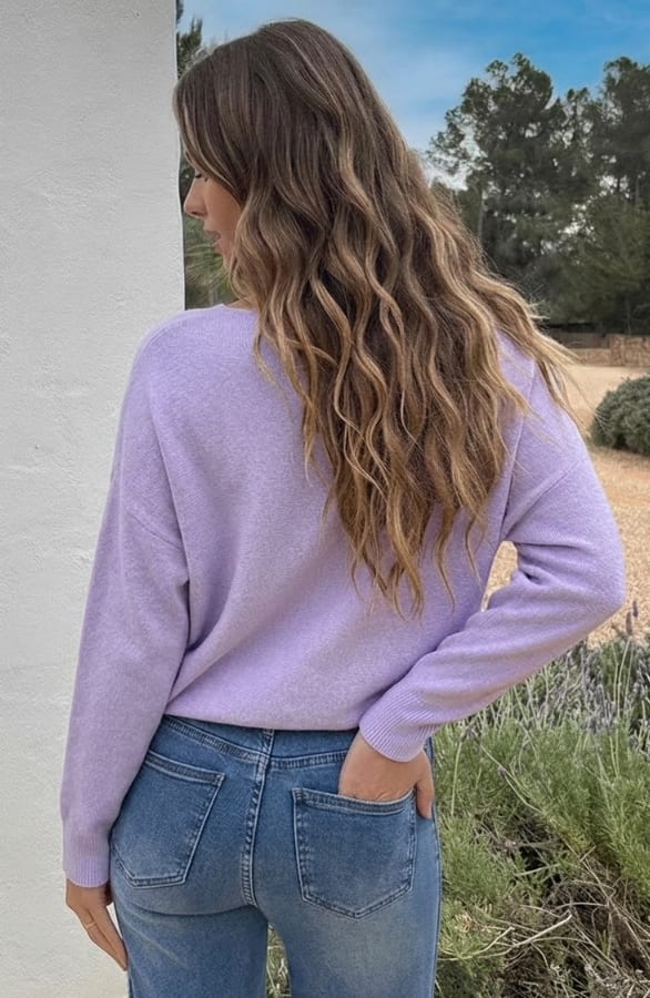 Debby Sweater Soft Lila – truien — foto 4