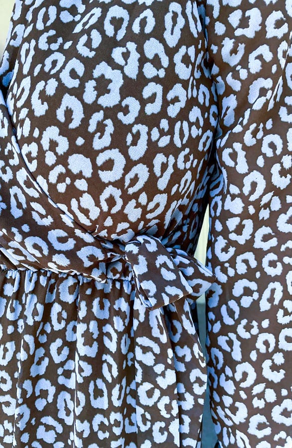 Elegant Dress Ellie Leopard Baby Blue – alle jurkjes — foto 7