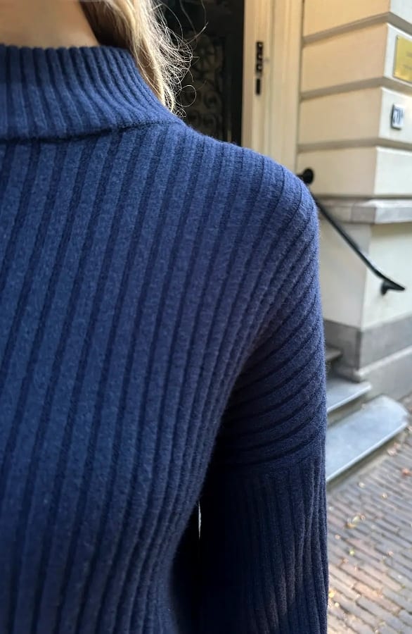Gebreide Trui Jurk Navy – alle jurkjes — foto 6