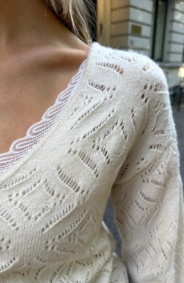 Gehaakte Trui Brooklyn Creme – truien — foto 11