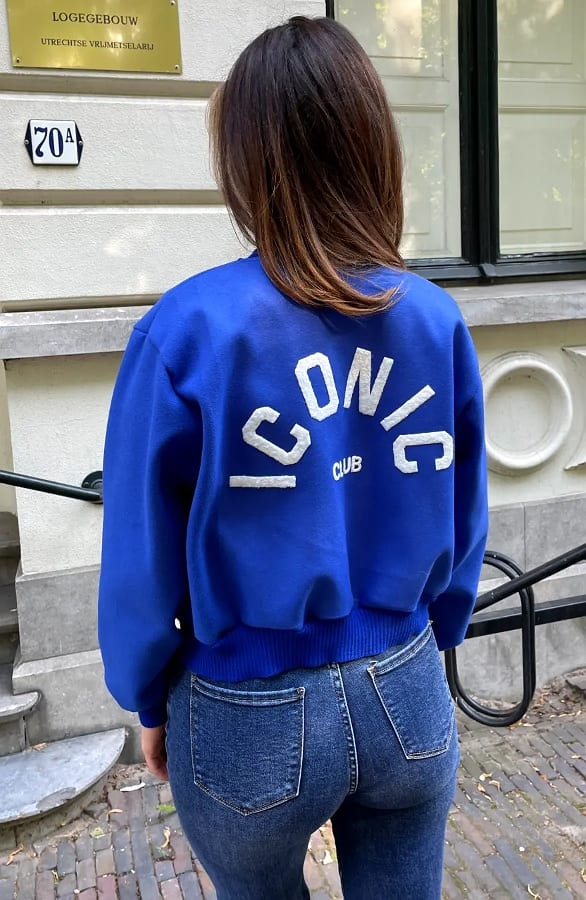 Iconic Club Bomber Jacket Kobalt – jassen — foto 3