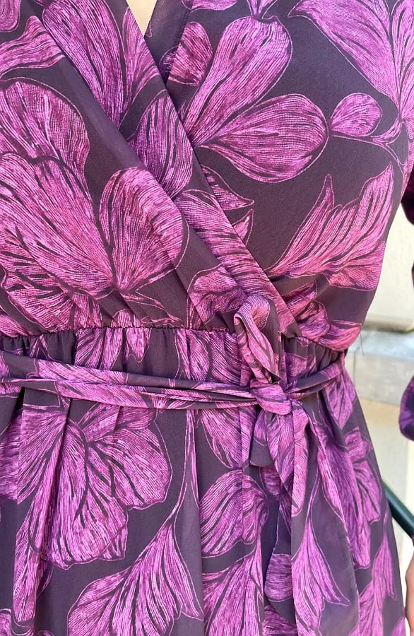 Maxi Dress Leaves Purple – alle jurkjes — foto 6