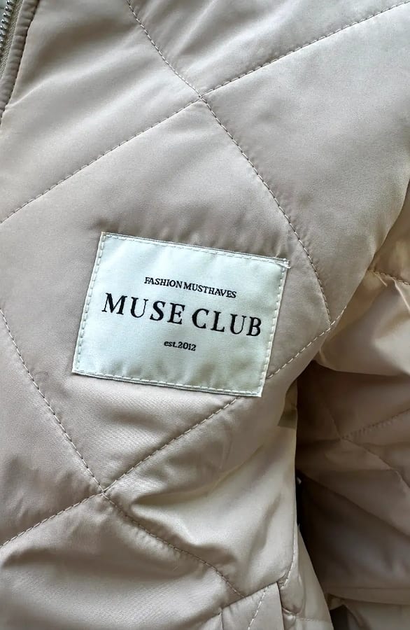 Quilted Jacket Muse Club Beige – jassen — foto 6