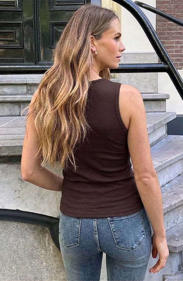 Halter Top Waterfall Choco – shirts & tops — foto 4