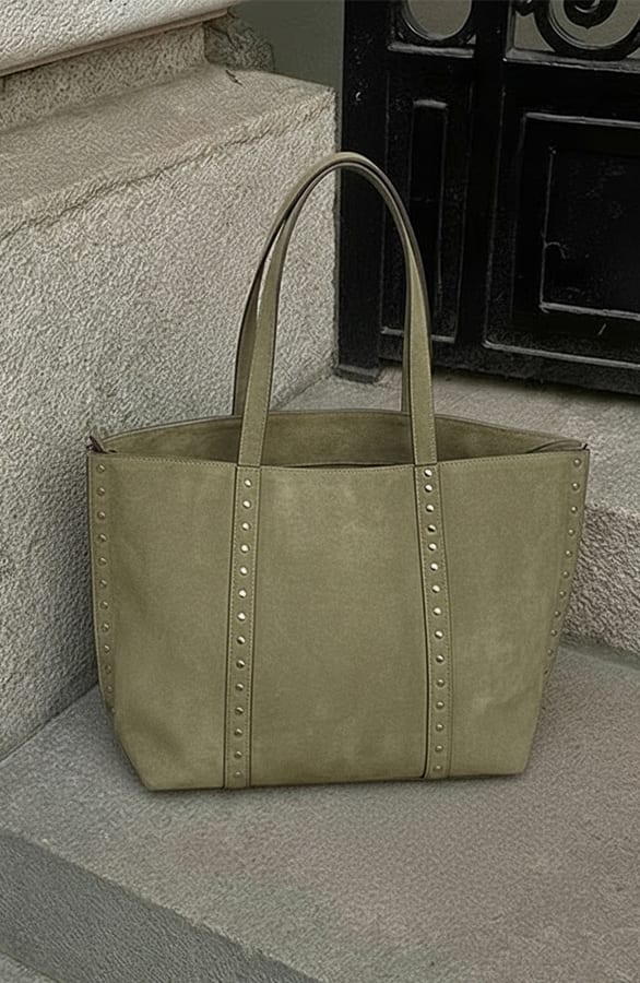 Studded Shopper Bag Army – accessoires — foto 3