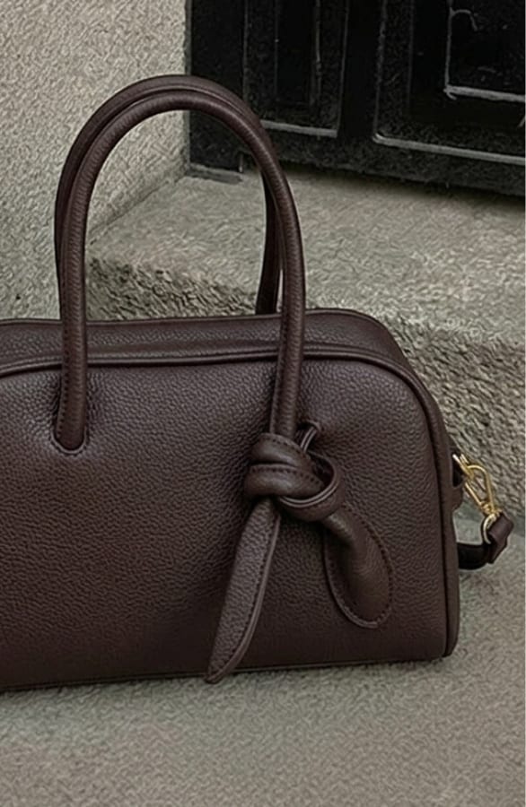 Classic Knot Bag Brown – accessoires, foto 3