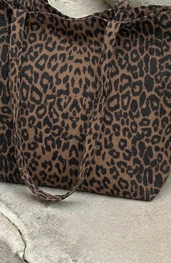 Leopard Tote Bag Brown – accessoires, foto 2
