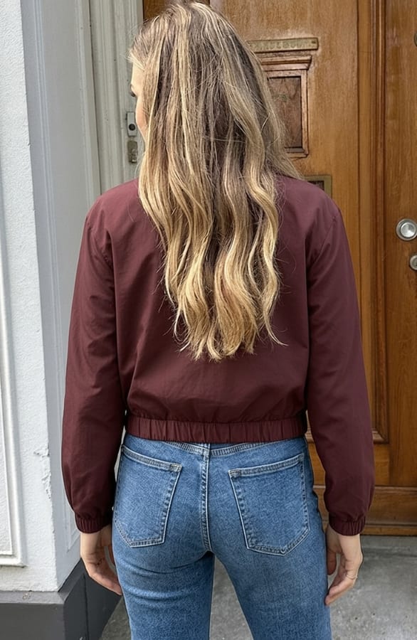 Parachute Jacket Le Marais Burgundy – jassen, foto 5