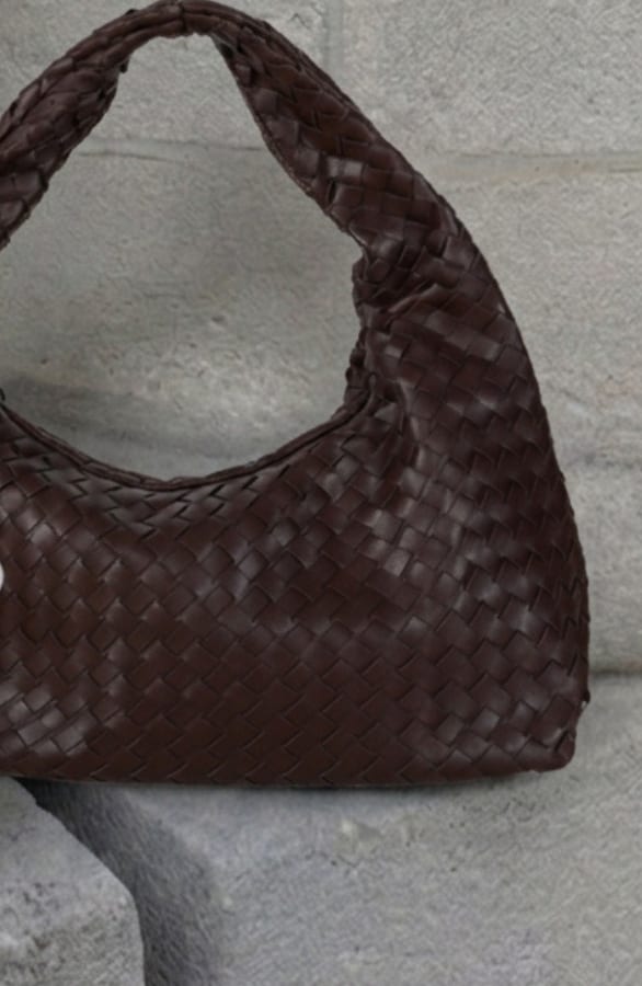 Soft Braided Bag Brown – accessoires, foto 2
