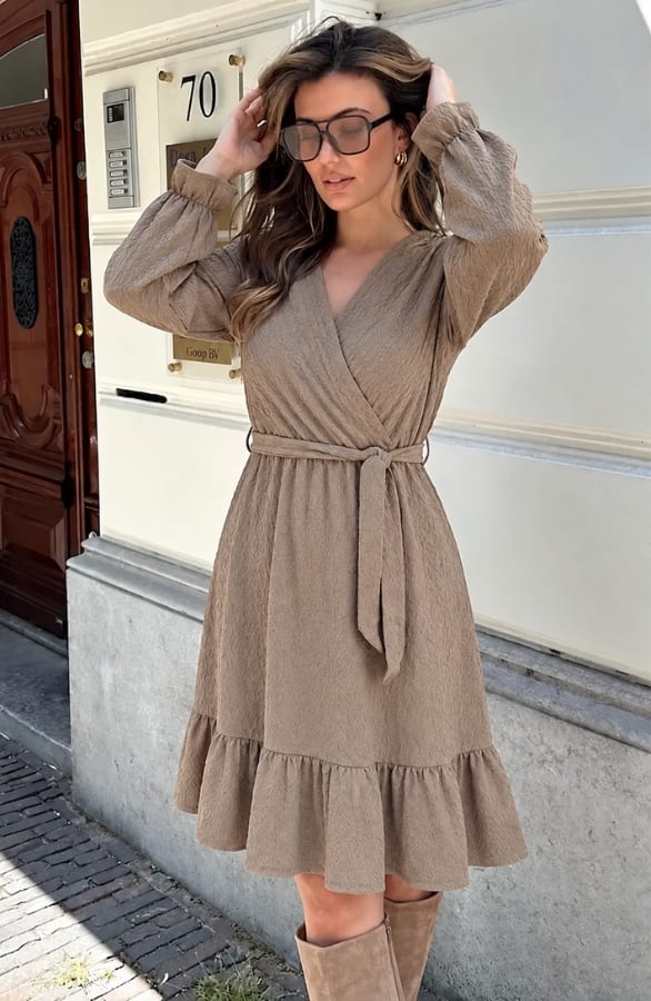 Jurk Tabitha Taupe