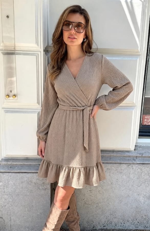 Jurk Tabitha Taupe – alle jurkjes, foto 6