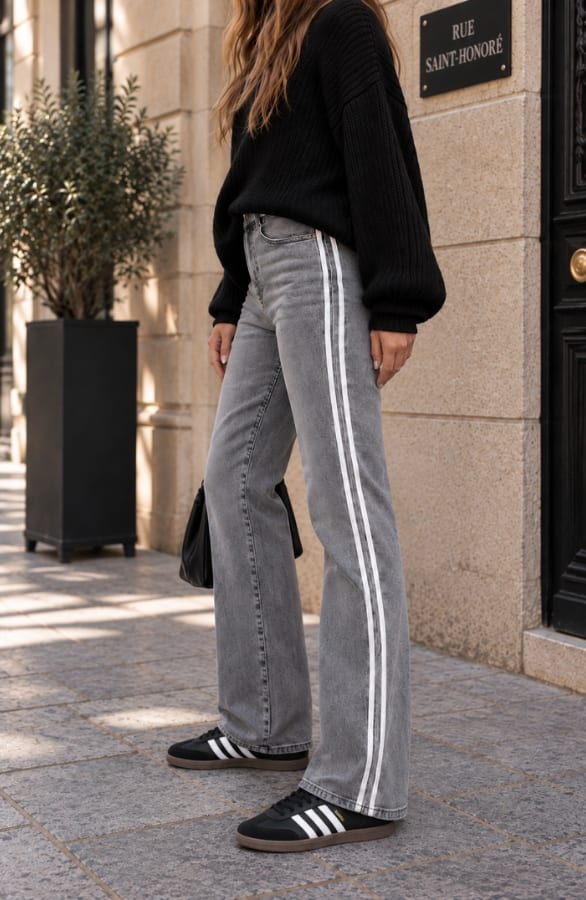 Wide Leg Jeans Dez Bies Grey