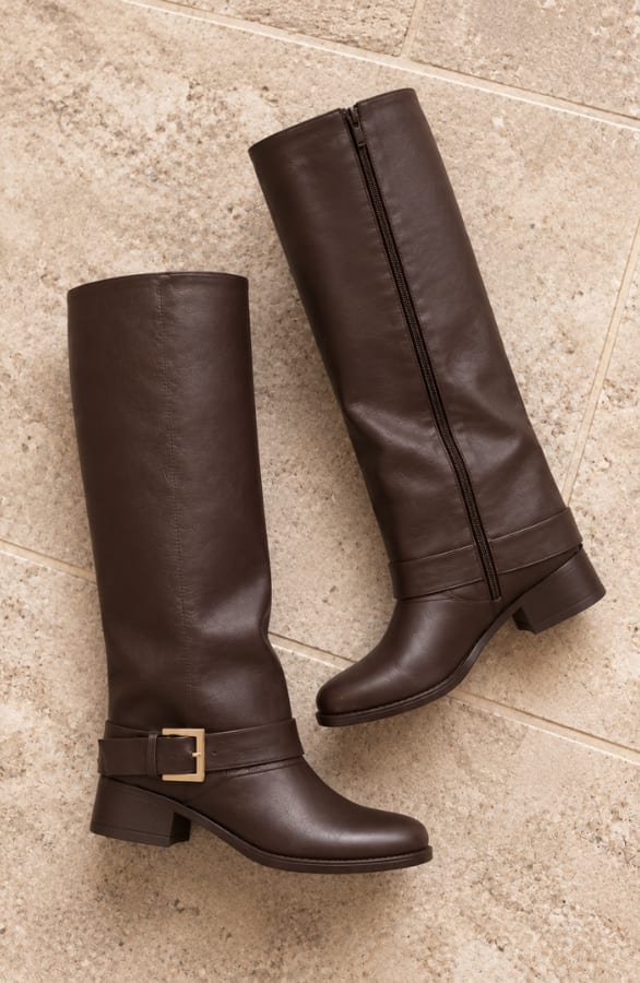 Buckle Boots High Choco – schoenen, foto 2