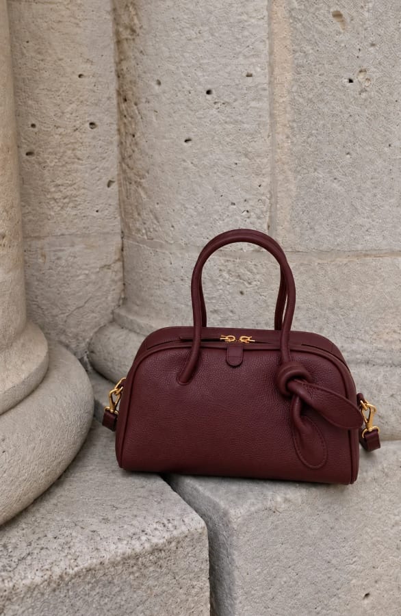 Classic Knot Bag Burgundy