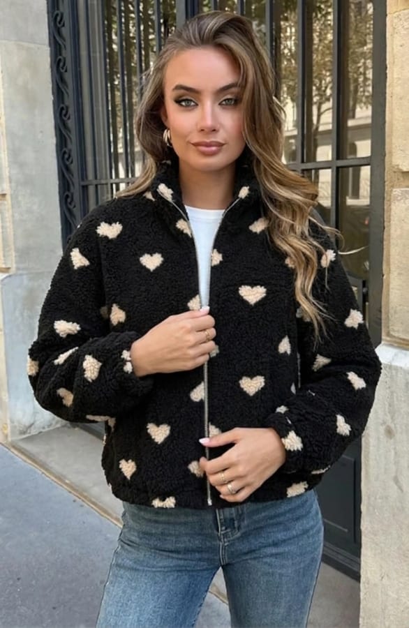 Soft Heart Jacket Black – vesten, foto 2