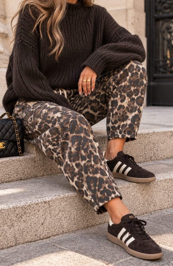 Leopard Balloon Jogger Broek – broeken, foto 4