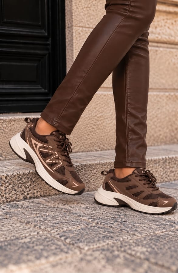 Chunky Runner Sneakers Nova Choco – schoenen, foto 1
