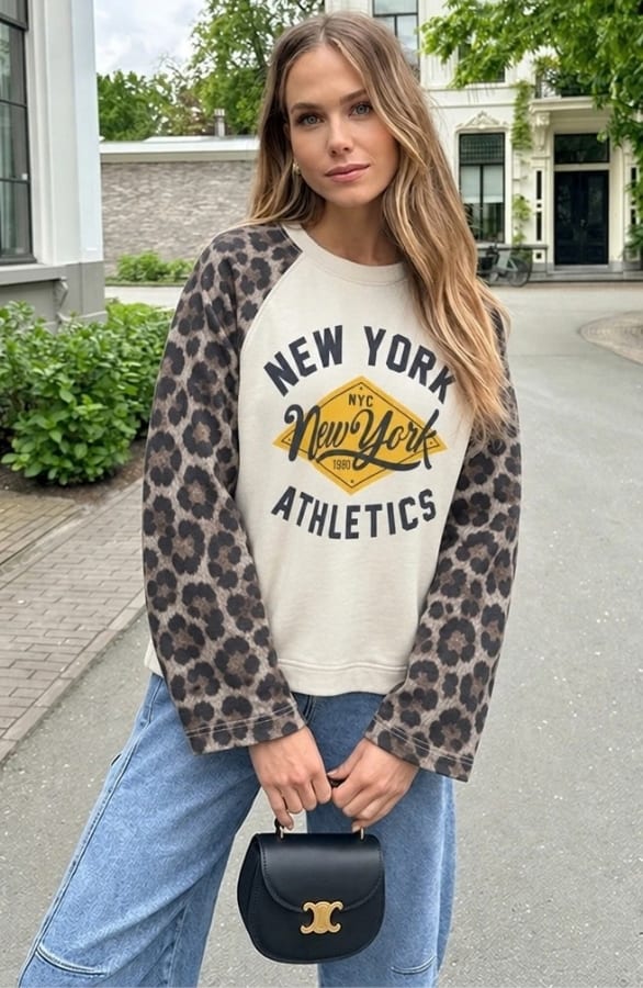 New York Top Camouflage Leopard – shirts & tops, foto 2