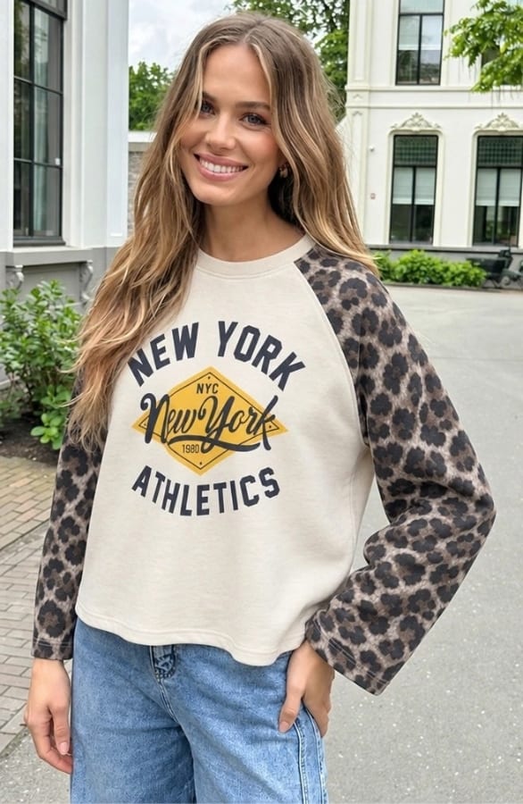 New York Top Camouflage Leopard